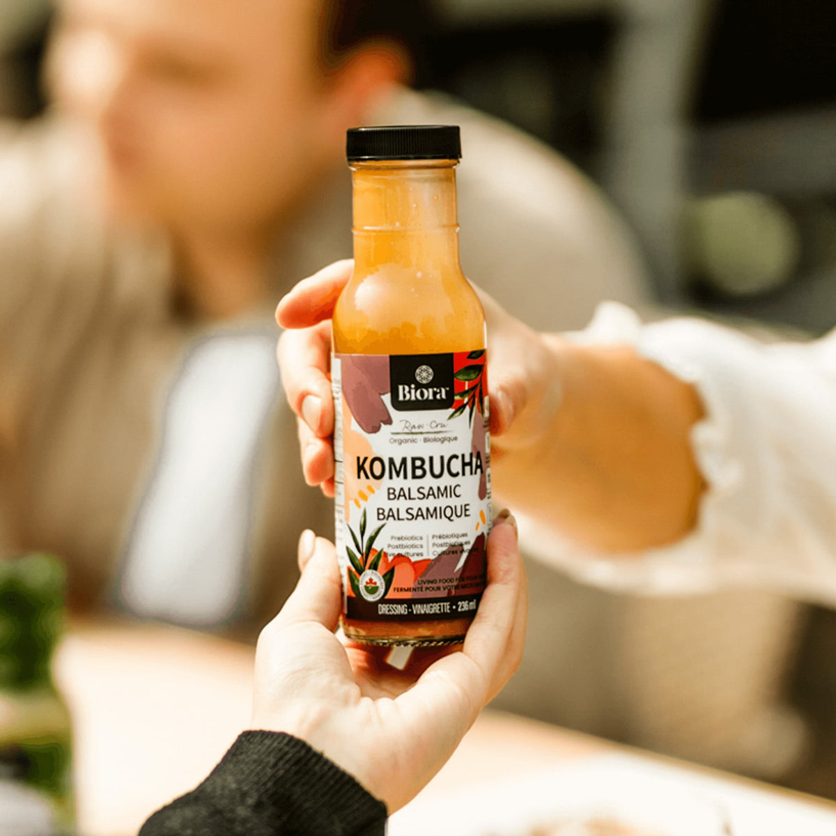 Biora's kombucha balsamic dressing
