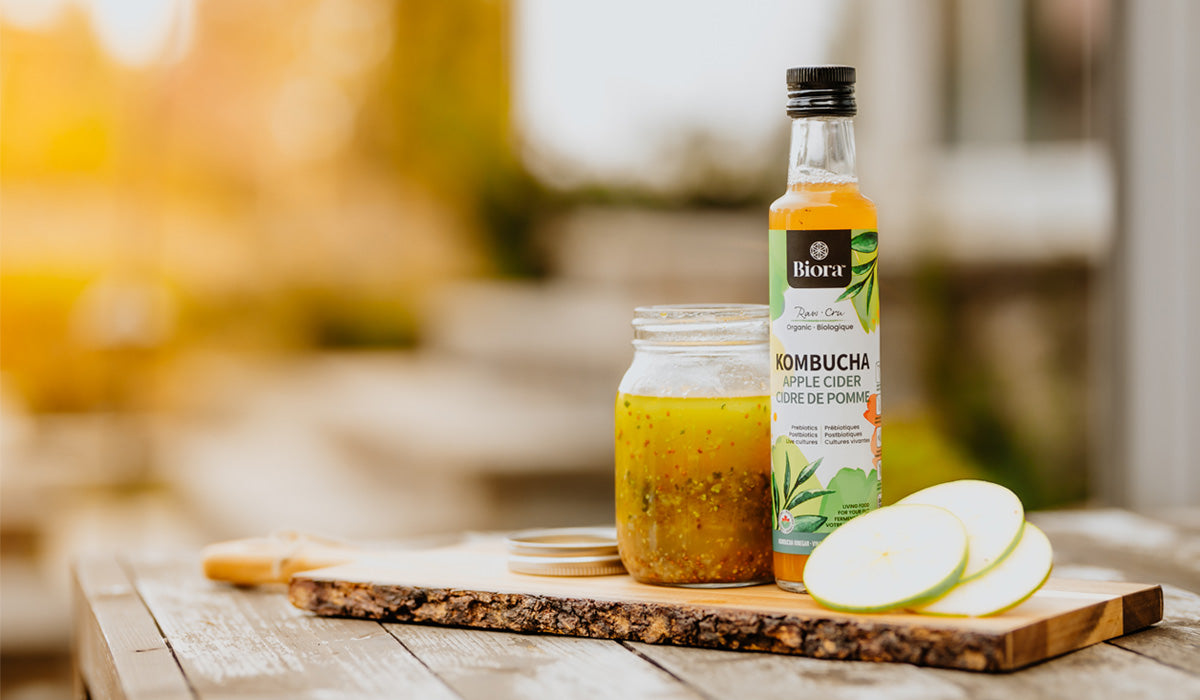 Biora's kombucha apple cider vinegar