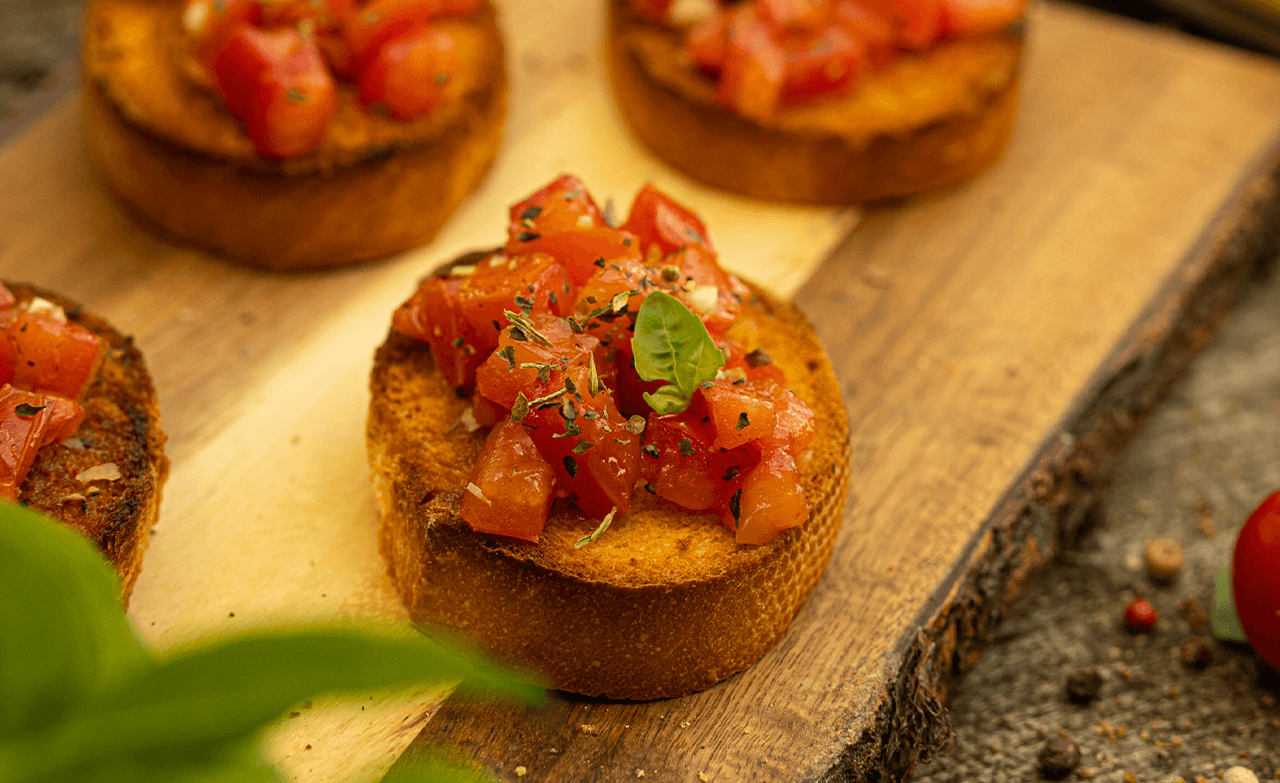 Classic Bruschettas with Balsamic Vinegar Recipe