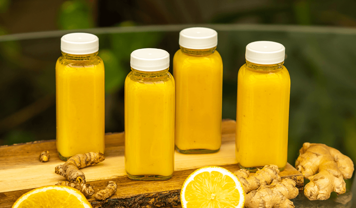 Ginger & Apple Cider Vinegar Immunity Shots