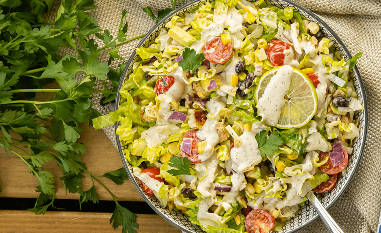 Ranch Chicken Taco Salad Recipe