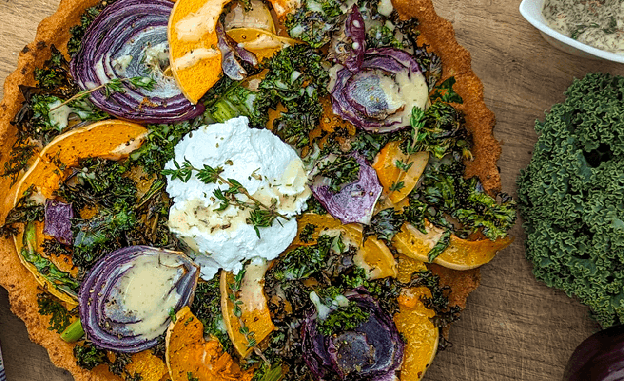 Rustic Ranch Winter Vegetable Tart Recipe
