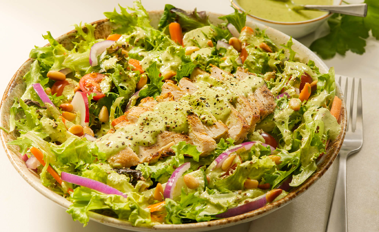 Creamy Cilantro Apple Cider Vinegar Dressing