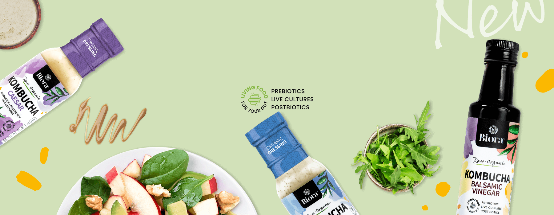 Biora's new kombucha dressings and vinegars