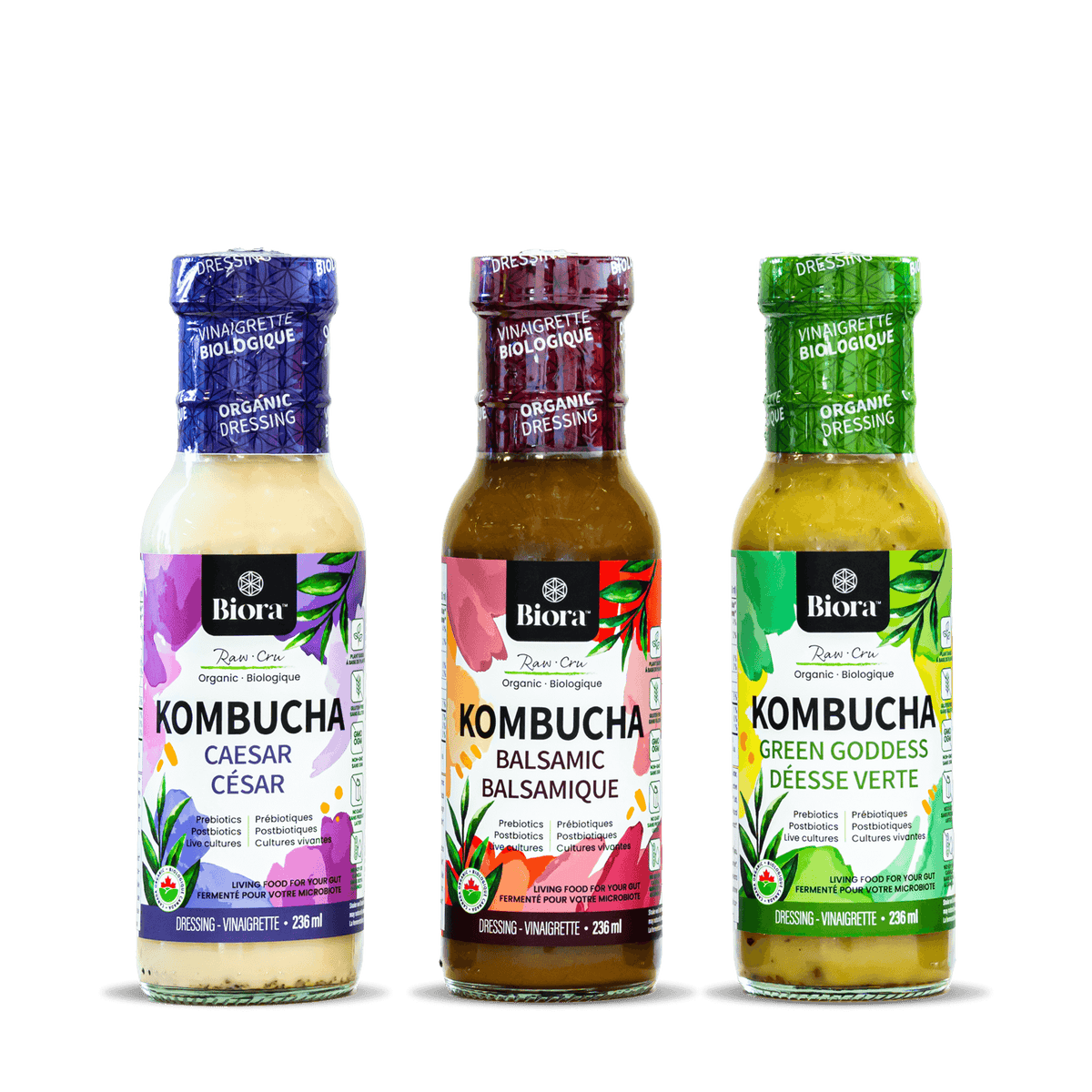 Biora&#39;s kombucha dressings