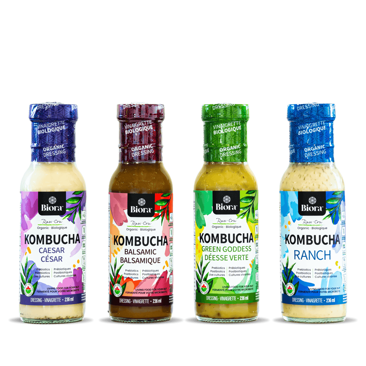 Kit Découverte de Vinaigrettes Kombucha •  Boîte de 3