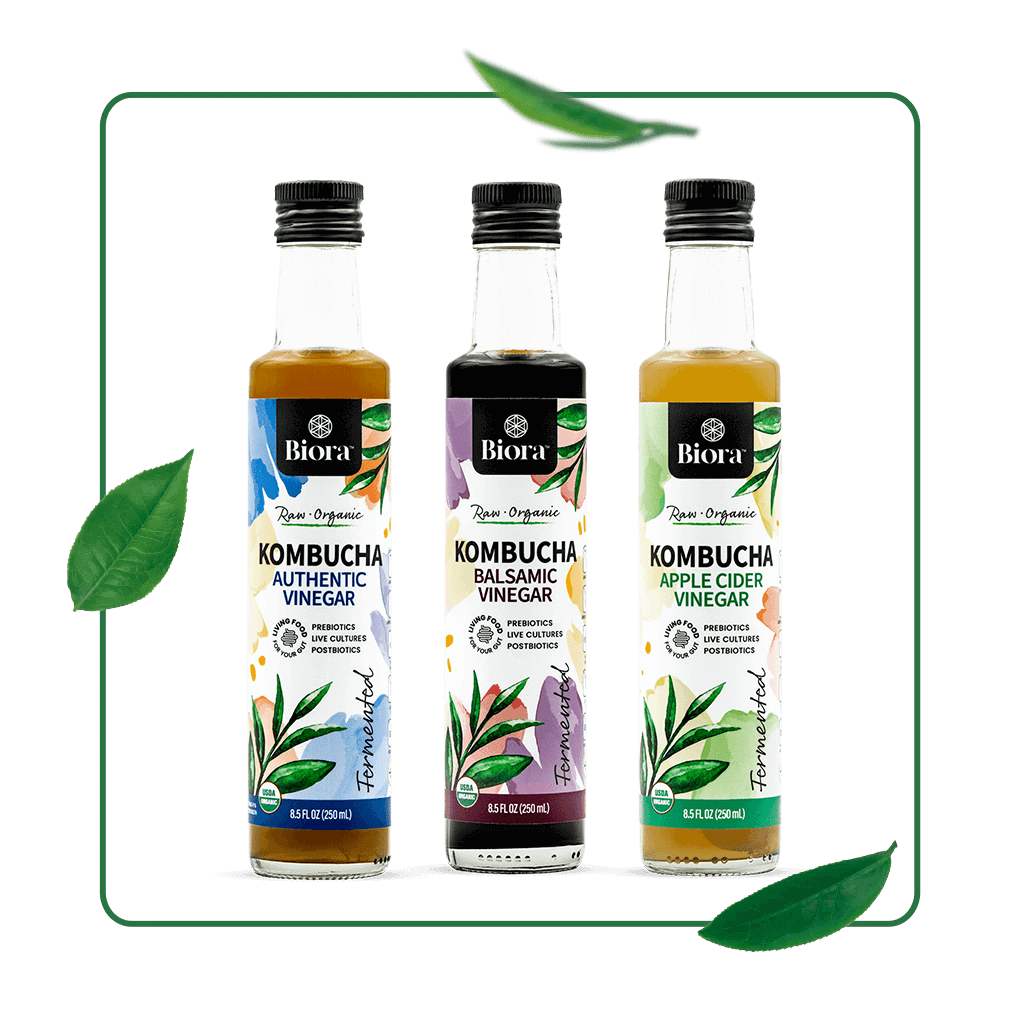 Biora's Organic Kombucha Vinegar Collection