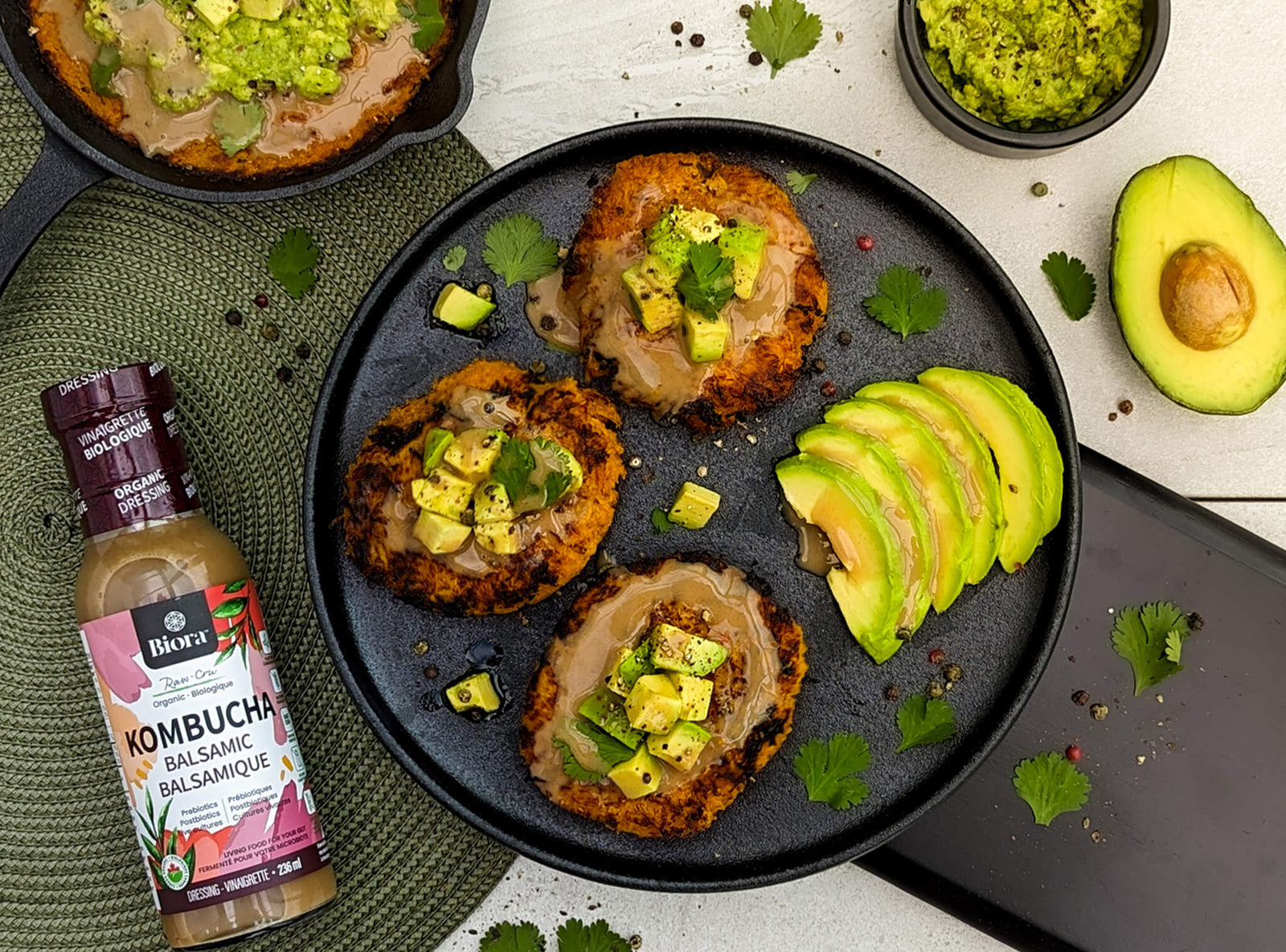 Kombucha Balsamic Sweet Potato Patties Recipe